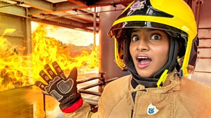Blue Peter - Challenges: Does Shini Have What It Takes To Become A Firefighter?