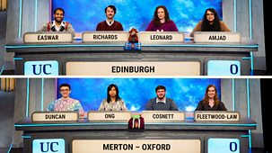 University Challenge - 2025/26: 29. Edinburgh V Merton College, Oxford