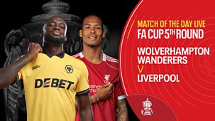 Fa Cup - 2025/26: Fifth Round: Wolverhampton Wanderers V Liverpool