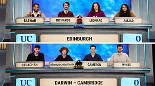 University Challenge - 2025/26: 35. Edinburgh V Darwin College, Cambridge