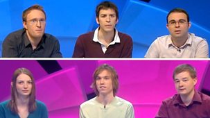 Only Connect - Series 2: 5. Mathematicians V Cambridge Quiz Society - Semi-final
