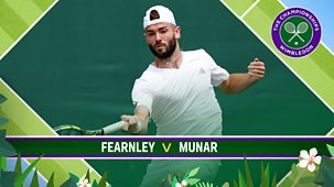 Wimbledon - Bbc One: Fearnley, Swan, Eala