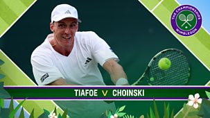 Wimbledon - Bbc Two: Swiatek, Kostyuk, Choinski