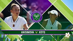 Wimbledon - Bbc Two: Day 6, Morning