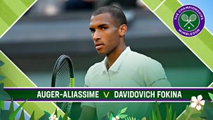 Wimbledon - Bbc Two: Muchova, Auger-aliassime