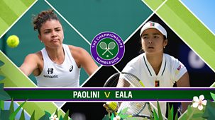 Wimbledon - Bbc One: Paolini, Eala, Fery, Dimitrov