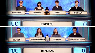 University Challenge - Series 33: 1. Bristol V Imperial