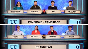 University Challenge - Series 33: 7. Pembroke College, Cambridge V St Andrews