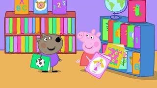 BBC ALBA - Peppa, Series 3, The Library/An Leabharlann