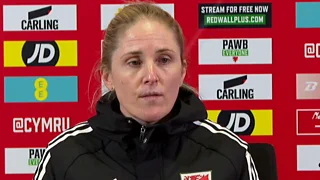 Wales v Germany: Boss Gemma Grainger expects strong Welsh finish