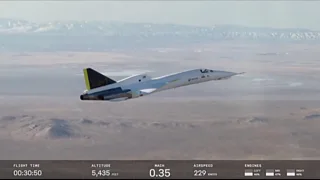 Civilian jet breaks sound barrier for the first time