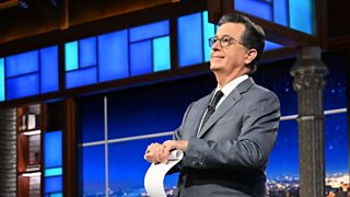 Stephen Colbert says The Late Show will end after 33 years - BBC News