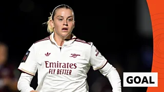 West Ham United 1-5 Arsenal: Alessia Russo smashes home Arsenal's