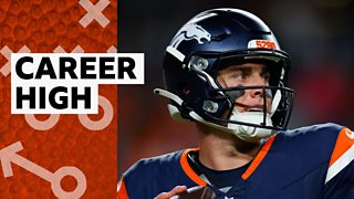 Bo Nix throws for a career-high 326 yards in Denver's 28-3 win over Cincinnati
