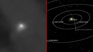 Comet 3I/ATLAS nears Earth for a historic flyby - BBC Newsround