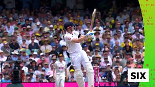 'It's gone way over the rope' - Brook smashes Green over fine leg for six