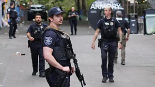 Shooting at Seattle Center food festival leaves three dead and four injured; Mayor Wilson condemns it as an "act of horrific violence".