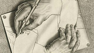 c The Amazing World Of M C Escher M C Escher Drawing Hands