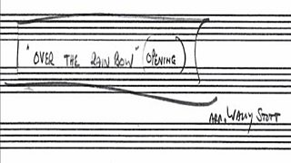 A Wally Stott musical score.
