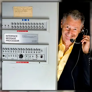 Arpanet was a computer network developed in the 1960s that paved the way for today's internet. At its heart was the Interface Message Processor: a massive, heavily armoured box containing the technology that made it possible.
