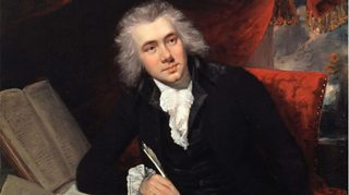 William Wilberforce who led the Abolishionists movement to end the slave trade