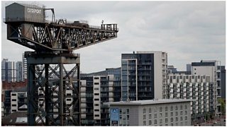 Danny MacAskill takes on Glasgow's iconic Finnieston Crane