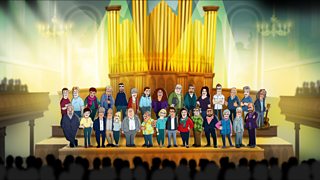 Download our 40th birthday illustration wallpaper