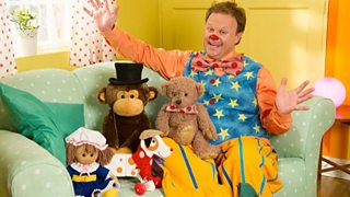 mr tumble nursery rhymes soft toy