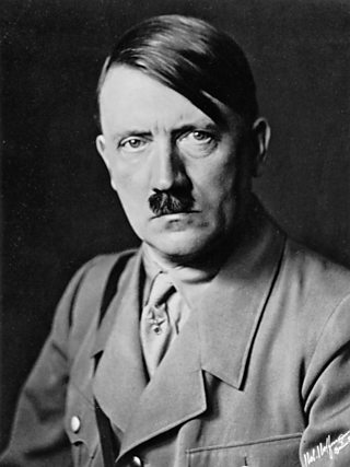 Portrait of Adolf Hitler.