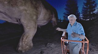 Attenborough and the giant dinosaur - in virtual reality...