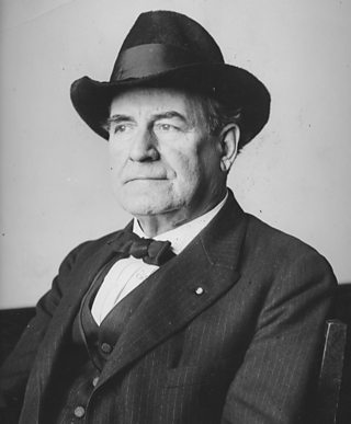 Photograph of William Jennings Bryan.