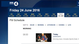 BBC - Radio 4 Schedule Changes