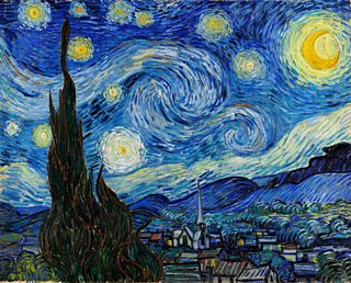 The Starry Night, Vincent Van Gogh, 1889, oil on canvas