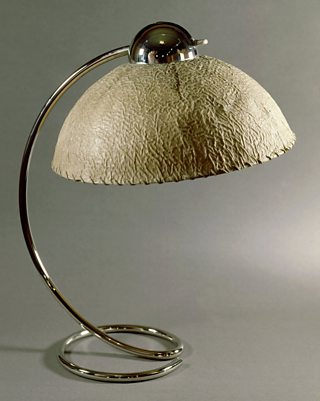 Modernist Lamp, Franco Albini, c.1930, metal and paper