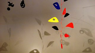 Cascading Flowers, Alexander Calder, 1949, painted metal, painted wire, and wire