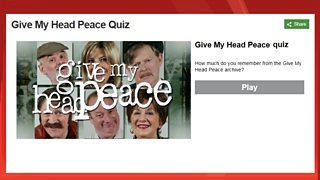 The Give My Head Peace Quiz