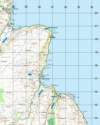 River Floodplain On A Map Using Os Maps To Identify River Features - River Map Skills - Ccea - Gcse  Geography Revision - Ccea - Bbc Bitesize