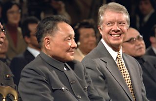 Deng Xiaoping meets President Carter in Beijing, 1979