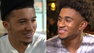 Reiss Nelson and Jadon Sancho: Friends not rivals - BBC Sport