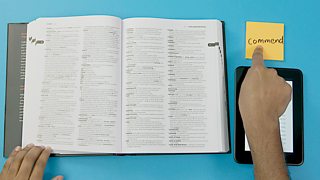 How To Use A Dictionary - BBC Bitesize