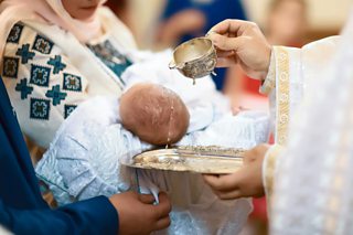 christian baptism ceremony