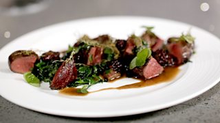 Recipe: Wild mallard with a bramble sauce and foraged greens