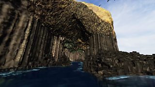 Enjoy a VR experience of Fingal's Cave