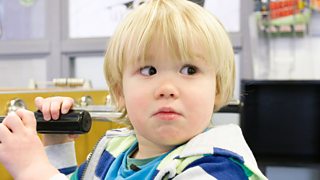 Can the power of a 'Mother's Kiss' help a distressed toddler?