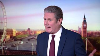 Starmer accuses PM of breaking law over No 10 parties - BBC News