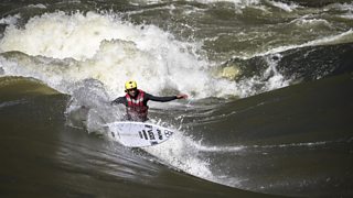 In pictures: Surfing the Zambezi Wave