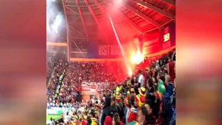 Wales V Poland: Children 'scared' By Flares And Fireworks - BBC News