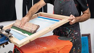 Silkscreen printing process - Printmaking - AQA - GCSE Art and Design ...