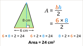 Area of triangles - KS3 Maths - BBC Bitesize - BBC Bitesize