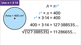 Area of circles - KS3 Maths - BBC Bitesize - BBC Bitesize